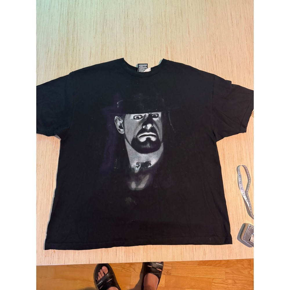 Vintage WWE WrestleMania 22 Undertaker T Shirt Mens‎ 2XL Black 2006 Wrestling 29